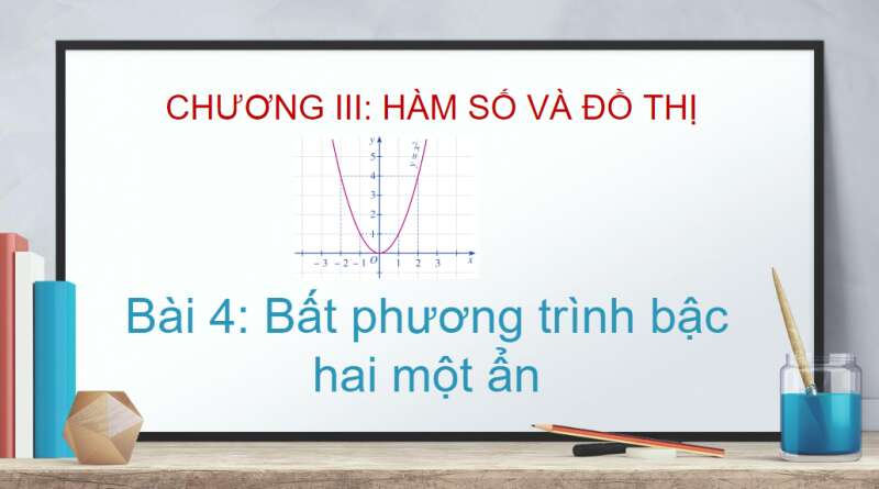 Bài giảng điện tử Bất phương trình bậc hai một ẩn | Giáo án PPT Toán 10 Cánh diều (ảnh 1)