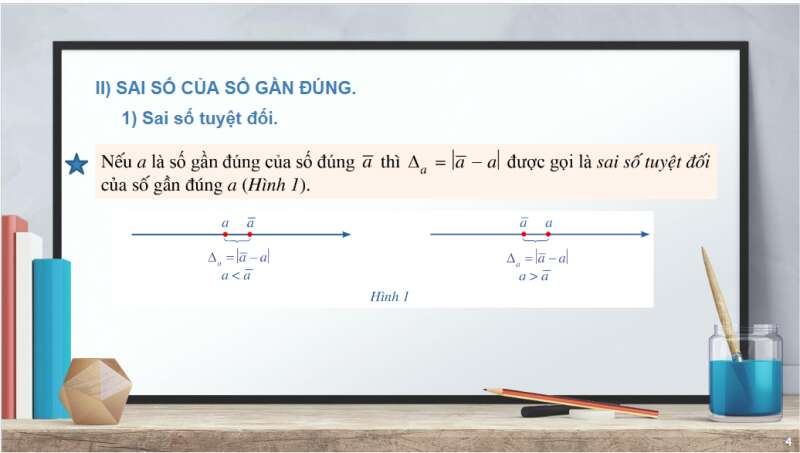 Bài giảng điện tử Số gần đúng. Sai số | Giáo án PPT Toán 10 Cánh diều (ảnh 4)