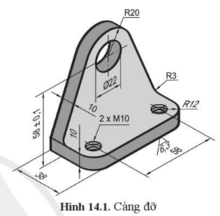 Giải Công nghệ 10 Bài 14: Bản vẽ chi tiết - Cánh diều (ảnh 1)