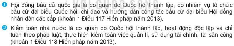 Pháp luật 10 Bài 18: Nội dung cơ bản của Hiến pháp về bộ máy nhà nước Cộng hòa xã hội chủ nghĩa Việt Nam | Kết nối tri thức (ảnh 6)