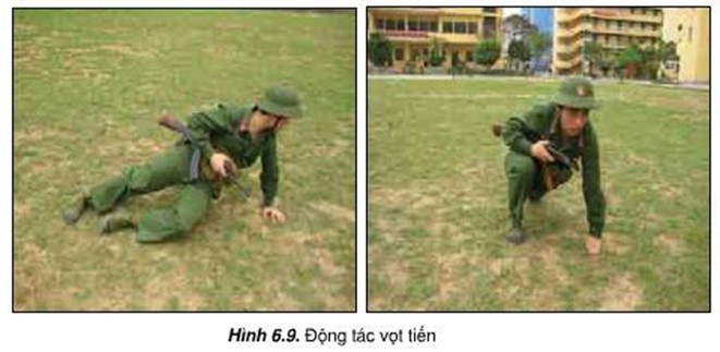 Lý thuyết GDQP 10 Bài 4: Các tư thế, động tác vận động trong chiến đấu - Cánh diều (ảnh 1)