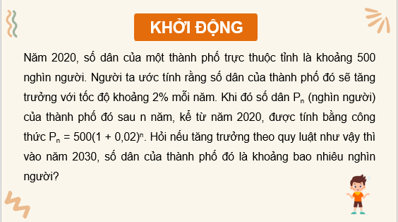 Giáo án điện tử Dãy số | Bài giảng PPT Toán 11 Kết nối tri thức (ảnh 1)