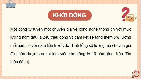 Giáo án điện tử Cấp số nhân | Bài giảng PPT Toán 11 Kết nối tri thức (ảnh 1)