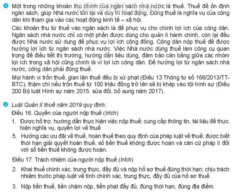 Kinh tế 10 Bài 6: Thuế | Kết nối tri thức (ảnh 4)