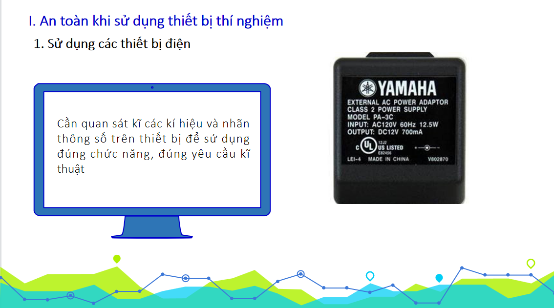 Giáo án điện tử Các quy định trong phòng thực hành| Bài giảng PPT Vật lý 10 (ảnh 1)