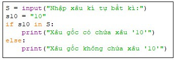 Lý thuyết Tin học 10 Bài 24: Xâu kí tự - Kết nối tri thức  (ảnh 1)