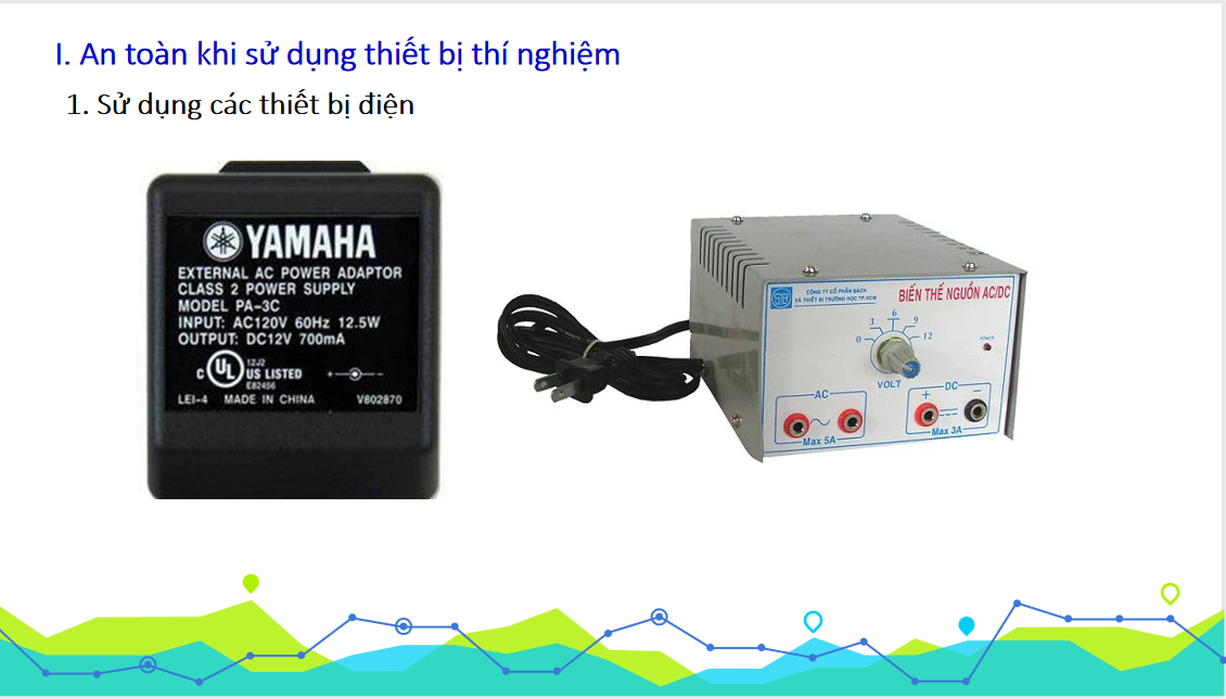 Giáo án điện tử Các quy định trong phòng thực hành| Bài giảng PPT Vật lý 10 (ảnh 1)