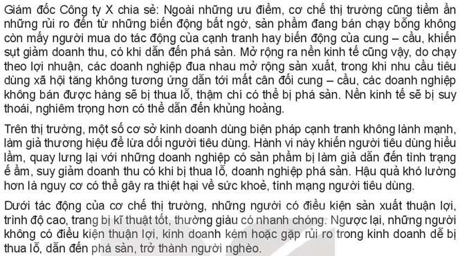 Kinh tế 10 Bài 4: Cơ chế thị trường | Kết nối tri thức (ảnh 3)