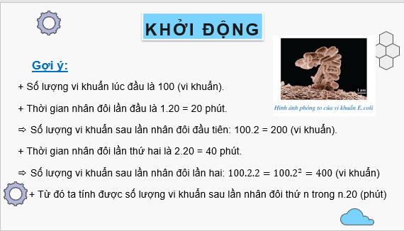 Giáo án điện tử Cấp số nhân | Bài giảng PPT Toán 11 Cánh diều (ảnh 1)