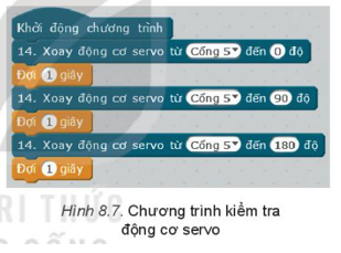 Chuyên đề Tin học 10 Bài 8: Thực hành: Kiểm tra tình trạng hoạt động của robot - Kết nối tri thức (ảnh 1)