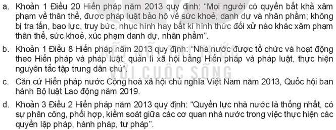 Pháp luật 10 Bài 14: Giới thiệu về Hiến pháp nước Cộng hòa xã hội chủ nghĩa Việt Nam | Kết nối tri thức (ảnh 9)