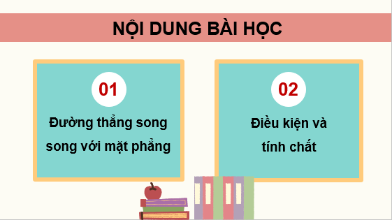 Giáo án điện tử Đường thẳng và mặt phẳng song song | Bài giảng PPT Toán 11 Cánh diều (ảnh 1)