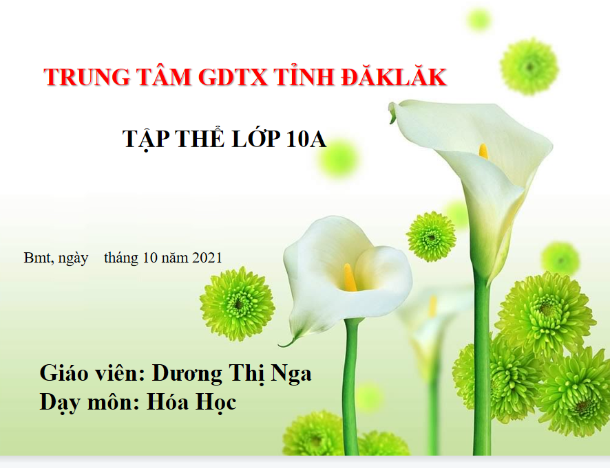 Giáo án điện tử Ôn tập chương 1  | Bài giảng PPT Hóa học 10 Kết nối tri thức (ảnh 1)