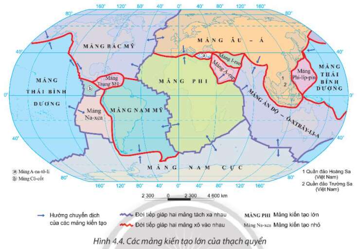 Địa Lí 10 Bài 4: Trái Đất. Thuyết kiến tạo mảng | Chân trời sáng tạo (ảnh 6)