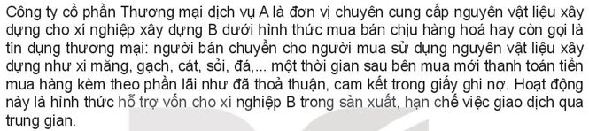 Kinh tế 10 Bài 9: Dịch vụ tín dụng | Kết nối tri thức (ảnh 5)