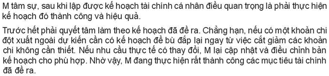 Kinh tế 10 Bài 10: Lập kế hoạch tài chính cá nhân | Kết nối tri thức (ảnh 10)