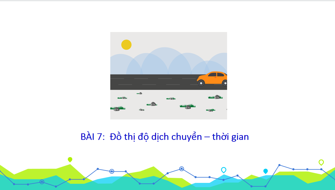 Giáo án điện tử Đồ thị độ dịch chuyển - thời gian| Bài giảng PPT Vật lí 10 (ảnh 1)