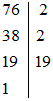 Thực hiện phép tính rồi phân tích kết quả ra thừa số nguyên tố: a) 12^2 : 6 + 2.7