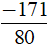Tính giá trị biểu thức A = 3/-2. m/n