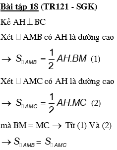 Giáo án Toán 8 Bài 3: Diện tích tam giác mới nhất