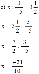 Tìm x biết 1/5/6 + x = 7/3