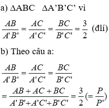 Giáo án Toán 8 Bài 5: Trường hợp đồng dạng thứ nhất mới nhất