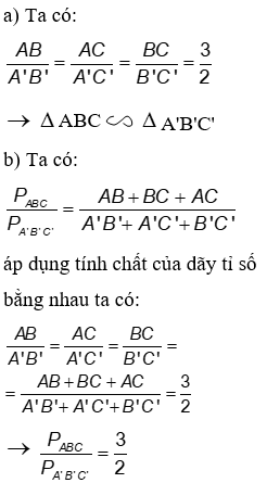 Giáo án Toán 8 Bài 5: Trường hợp đồng dạng thứ nhất mới nhất