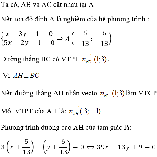 Bài tập trắc nghiệm Hình học 10 | Câu hỏi trắc nghiệm Hình học 10