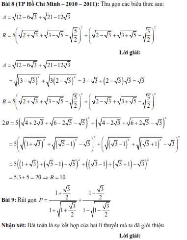 Các chuyên đề thi vào Toán lớp 10 (ảnh 8)