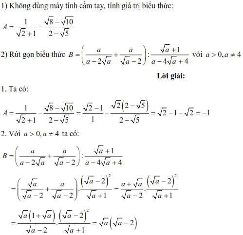 Các chuyên đề thi vào Toán lớp 10 (ảnh 19)