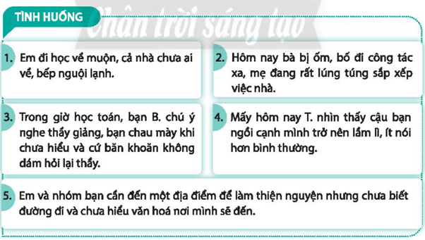 Đóng vai xử lí tình huống