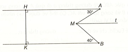 Vở thực hành Toán 7 Bài 10: Tiên đề Euclid. Tính chất hai đường thẳng song song - Kết nối tri thức (ảnh 1)