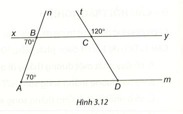 Vở thực hành Toán 7 Bài 10: Tiên đề Euclid. Tính chất hai đường thẳng song song - Kết nối tri thức (ảnh 1)