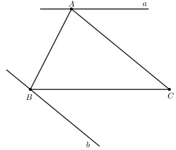 Vở thực hành Toán 7 Bài 10: Tiên đề Euclid. Tính chất hai đường thẳng song song - Kết nối tri thức (ảnh 1)