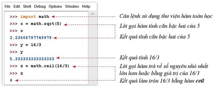 Lý thuyết Tin học 10 Cánh diều ài 5: Thực hành viết chương trình đơn giản (ảnh 6)