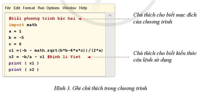 Lý thuyết Tin học 10 Cánh diều ài 5: Thực hành viết chương trình đơn giản (ảnh 7)