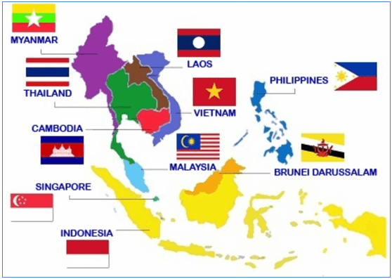 Lý thuyết Địa Lí 11 Bài 11 Tiết 3: Hiệp hội các nước Đông Nam Á (ASEAN) | Lý thuyết Địa Lí 11 đầy đủ nhất