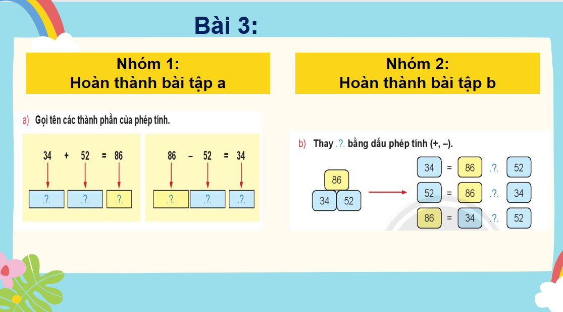 Giáo án điện tử Em làm được những gì? trang 21| Bài giảng PPT Toán lớp 2 Chân trời sáng tạo (ảnh 1)