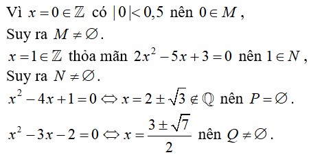 14 câu trắc nghiệm Tập hợp