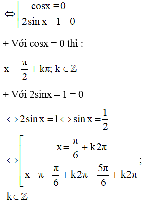 Lý thuyết Một số phương trình lượng giác thường gặp chi tiết – Toán lớp 11 (ảnh 1)