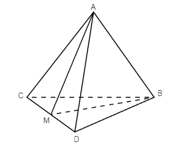 Cho hình tứ diện đều ABCD. Chứng minh AB ⊥ CD