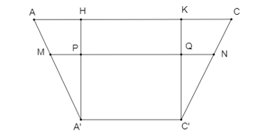 Một chiếc khay đựng đầy nước có dạng hình hộp chữ nhật với kích thước: chiều dài 20 cm