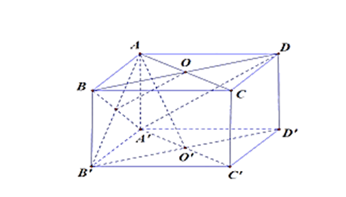 Cho hình lập phương ABCD.A'B'C'D' có cạnh bằng a