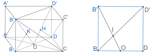 Cho hình hộp đứng ABCD A'B'C'D' có đáy ABCD là hình thoi cạnh 2a Mặt phẳng B'AC